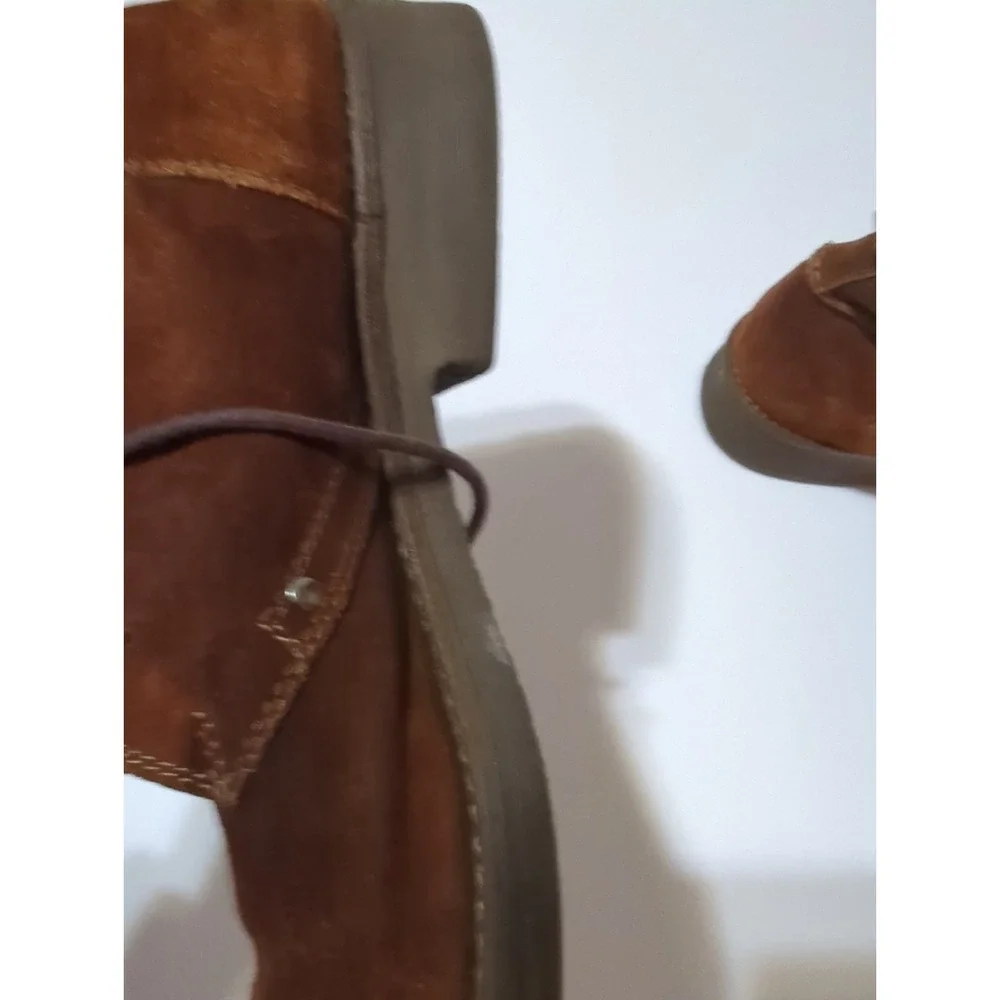Suede Chukka Boots Brown Men's EU 42 US 9 Quiet Luxury Ankle Desert Boots Casual
